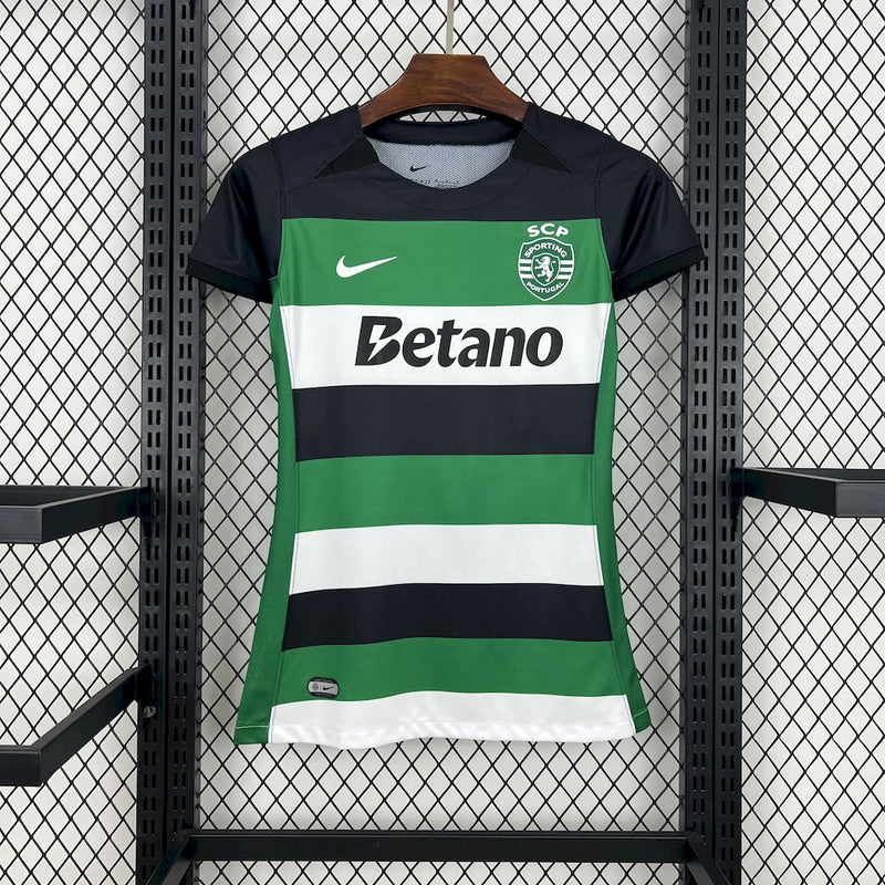 Camisa Feminina Sporting Lisboa 2024/25 -  Home