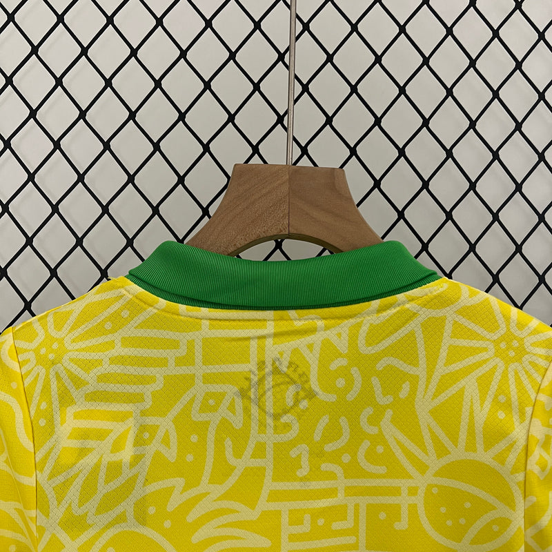 Conjunto Infantil Seleção Brasil 2024/25 - Home